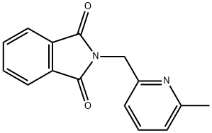 1H-Isoindole-1,3(2H)-dione, 2-[(6-Methyl-2-pyridinyl)Methyl]- Struktur