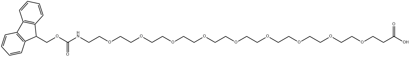 FMoc-NH-PEG9-CH2CH2COOH Structure