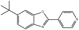 6-(叔丁基)-2-(吡啶-4-基)苯并[D]恶唑, 1192018-89-5, 结构式