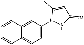 5-Methyl-1-(naphthalen-2-yl)-1H-pyrazol-3-ol Structure