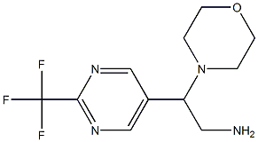 2-morpholino-2-(2-(trifluoromethyl)pyrimidin-5-yl)ethanamine|BETA-[2-三氟甲基-5-嘧啶基]-4-吗啉乙胺