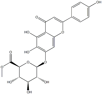 スクテラリン-メチルエステル 化学構造式