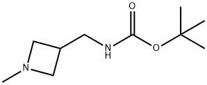 tert-butyl (1-methylazetidin-3-yl)methylcarbamate Struktur