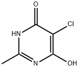 5-氯-6-羟基-2-甲基嘧啶-4(3H)-酮, 1194-76-9, 结构式
