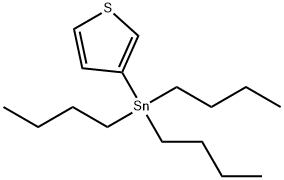 3-(三丁基锡烷基)噻吩, 119405-65-1, 结构式