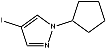 1-Cyclopentyl-4-iodo-1H-pyrazole Structure