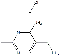 5-(氨基甲基)-2-甲基嘧啶-4-胺盐酸盐,1195-07-9,结构式