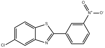 5-氯-2-(3-硝基苯基)苯并[D]噻唑, 1195619-46-5, 结构式