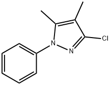 3-氯-4,5-二甲基-1-苯基-1H-吡唑, 1195719-08-4, 结构式