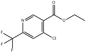 4-氯-6-三氟甲基烟酸乙酯, 1196146-35-6, 结构式