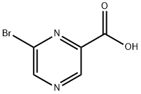 6-broMopyrazine-2-carboxylic acid Struktur
