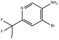 2-三氟甲基-4-溴-5-氨基吡啶, 1196152-12-1, 结构式