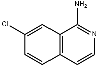 7-氯异喹啉-1-胺 结构式