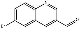 3-Quinolinecarboxaldehyde, 6-broMo- Structure