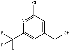 2-Chloro-6-(trifluoroMethyl)-4-pyridineMethanol Structure