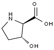 (D-Proline, 3-hydroxy-, (3R)- ) Structure