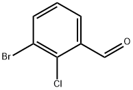 3-ブロモ-2-クロロベンズアルデヒド 化学構造式