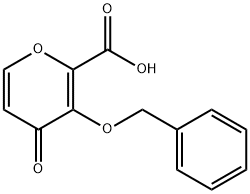 3-(苄氧基)-4-氧代-4H-吡喃-2-羧酸, 119736-16-2, 结构式