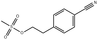 4-Cyanophenethyl Methanesulfonate Structure
