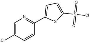 5-(5-chloropyridin-2-yl)thiophene-2-sulfonyl chloride 结构式