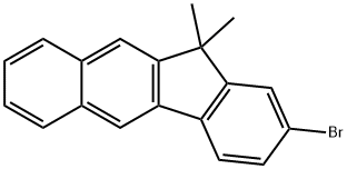 2-溴-11,11-二甲基-11H-苯并[B]芴, 1198396-39-2, 结构式