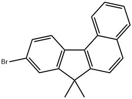 9-溴-7,7-二甲基-7H-苯并[C]芴, 1198396-46-1, 结构式