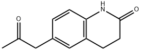 6-(2-Oxopropyl)-3,4-dihydroquinolin-2(1h)-one Struktur