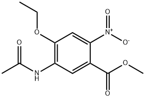 Methyl 5-acetaMido-4-ethoxy-2-nitrobenzoate Struktur