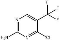 4-Chloro-5-(trifluoroMethyl)pyriMidin-2-aMine Struktur