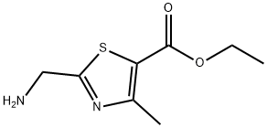 ethyl 2-(aminomethyl)-4-methylthiazole-5-carboxylate Struktur