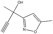 5-甲基异恶唑-3-丁炔-2-醇,1202769-66-1,结构式
