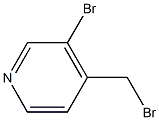 3-bromo-4-(bromomethyl)pyridine Structure