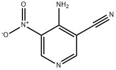 4-氨基-5-硝基烟腈 结构式