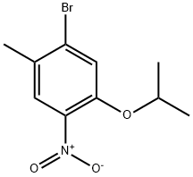 1-BroMo-5-isopropoxy-2-Methyl-4-nitrobenzene Struktur