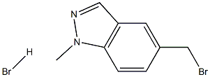 5-Bromomethyl-1-methylindazole hydrobromide Struktur
