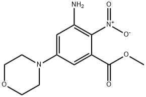 Methyl 3-aMino-5-Morpholino-2-nitrobenzoate Structure