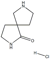 2,7-Diazaspiro[4.4]nonan-1-one hydrochloride Structure
