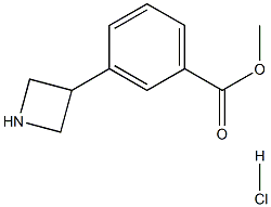 Methyl 3-(azetidin-3-yl)benzoate hcl Structure