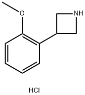 3-(2-甲氧苯基)氮杂环丁烷盐酸盐, 1203685-74-8, 结构式