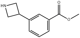 甲基4-(氮杂环丁烷-3-基)苯甲酸酯盐酸盐 结构式