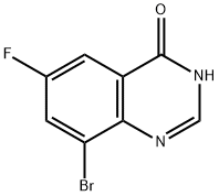 8-BROMO-6-FLUOROQUINAZOLIN-4(3H)-ONE Structure