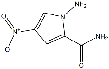 1-氨基-4-硝基-1H-吡咯-2-甲酰胺, 1204245-52-2, 结构式