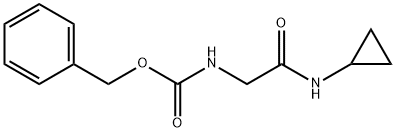 Benzyl N-[(cyclopropylcarbaMoyl)Methyl]carbaMate Struktur