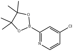 4-CHLOROPYRIDINE-2-BORONIC ACID PINACOL ESTER Struktur