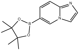 咪唑并[1,2-A]吡啶-6-硼酸频那醇酯, 1204742-76-6, 结构式