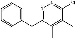 3-benzyl-6-chloro-4,5-diMethylpyridazine Struktur