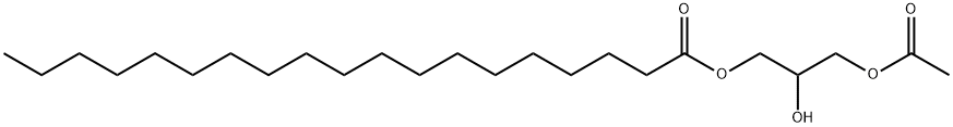 Nonadecanoic Acid 3-(Acetyloxy)-2-hydroxypropyl Ester Structure