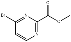 Methyl 4-broMopyriMidine-2-carboxylate Structure