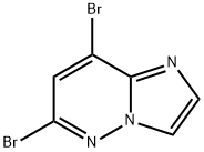6,8-Dibromoimidazo[1,2-b]pyridazine Structure