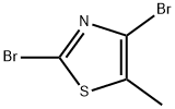 2,4-ジブロモ-5-メチルチアゾール 化学構造式